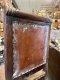 Tiny Antique Leather Colonial Chair
