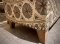 Vintage Handicraft Fabric Bed End Seater