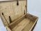 Low Box Coffee table Front Rustic Iron Decor