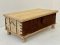 Low Box Coffee table Front Rustic Iron Decor