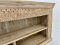 Magnificent Bleach Display Shelves Cabinet with Carving