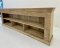 Magnificent Bleach Display Shelves Cabinet with Carving