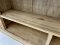 Magnificent Bleach Display Shelves Cabinet with Carving