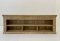 Magnificent Bleach Display Shelves Cabinet with Carving