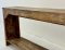 Console Table Front Carved Lime Finishing