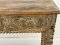 Console Table Front Carved Lime Finishing