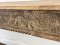Console Table Front Carved Lime Finishing