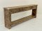 Console Table Front Carved Lime Finishing