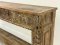 Console Table Front Carved Lime Finishing