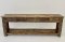 Console Table Front Carved Lime Finishing