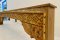 Magnificent Long Antique Console Table Hand Painted