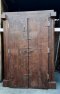 M24 Colonial Door Solid patina with Iron Stripes Decor