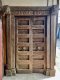 Colonial Teak Door with Distressed Green