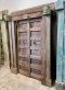 M20 Rustic Color Colonial Door with Nice Top Carving