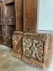 M81 Nice Patina Colonial Door with Brass Flowers