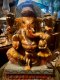 Lord Ganesha One Wood Carving with Hand Painted