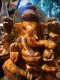 Lord Ganesha One Wood Carving with Hand Painted