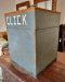 Vintage Grey Wooden Box