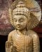 Peaceful Buddha carved stone