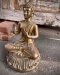 BRI21 Peaceful Sitting Buddha Brass Statue