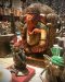 DCI81 Ganesh one wood carving and painted