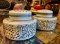 Round Ceramic Pots Set of 2