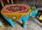 Colorful Elephant Seater Hand Painted (1 piece)