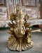 Heavy Ganesh with Lotus Brass Statue