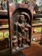 DCI98 Vamana Avatar of Lord Vishnu antique wooden panel