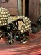 DCI137 Set of 3 Elephants with Pearls Decor