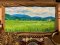 Hill and Field Landscape Oil Painting