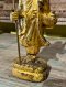 Burmese Monk Old Teak Statue