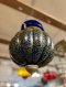 Pumpkin Lamp Midnight Blue Glass