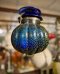 Pumpkin Lamp Midnight Blue Glass