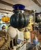 Pumpkin Lamp Midnight Blue Glass