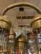 Brass Round Ceiling Hanging 5 Domes Chandelier