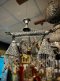 Egyptian Moroccan Silver Chandelier Ceiling Light