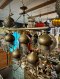 Brass Handmade Chandelier Light 5 Domes