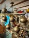 Brass Handmade Chandelier Light 5 Domes