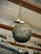 Pieced Brass Ball Light Set of 2 Hanging Lamps