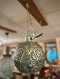 Pieced Brass Ball Light Set of 2 Hanging Lamps