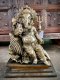 Ganesha Sit with Holy Conch Brass Statue
