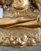Golden Hindu God Shiva Large Brass Statue