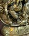 Ganesha Brass Statue in Conch Shell