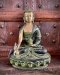 Tibetan Medicine Buddha Black Brass Statue