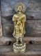 BRI27 Standing Buddha Brass Statue