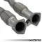 034Motorsport Cast Stainless Steel Racing Downpipe, Audi 8S TTRS and 8V.5 RS3