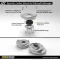 ชุดเบ้าโช้ค 034Motorsport Dynamic+ Camber Mount Pair สำหรับ Volkswagen & Audi MQB และ MQB EVO
