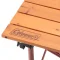 Coleman JP Natural Wood Roll Table Vintage