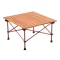 Coleman JP Natural Wood Roll Table Vintage